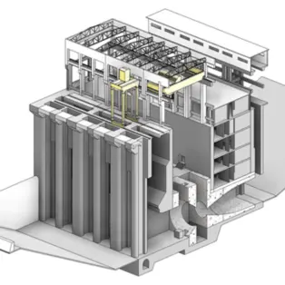 Diseño estructural de casa de maquinas